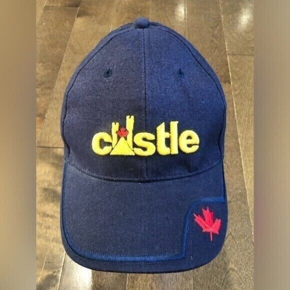 CASTLE blue strapback hat cap